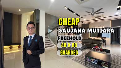 CHEAP 3 sty zero lot bungalow at Saujana Mutiara , Kajang