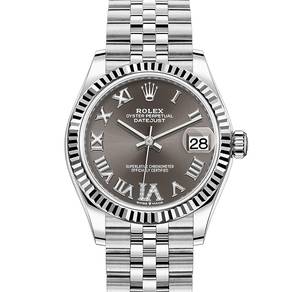 NEW Rolex Datejust 31mm Grey VI Diamond 278274