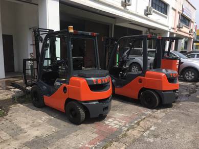 Rental Toyota Battery & Engine Forklift