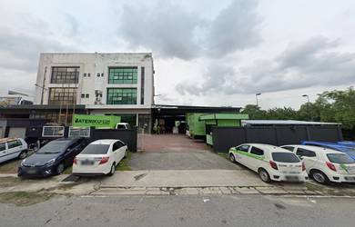 CORNER🔥 3sty SemiD Warehouse Bukit Jelutong Industrial park Shah Alam