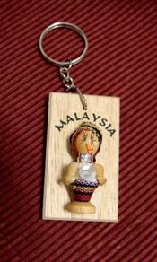 Malaysia Ethnic Doll Keychain (New)