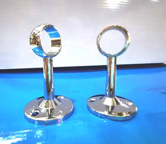 Chrome pipe holder CH 09/ Towel rack pipe holder