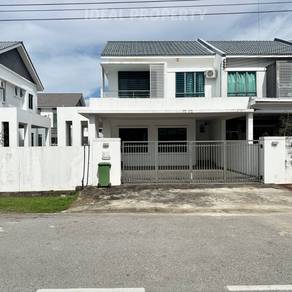Double Storey Terrace Corner House at Curtin Water Miri for Sale