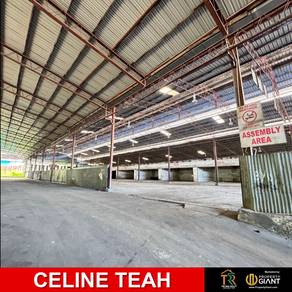 Menggatal Inanam Huge Warehouse | Facing Main Road |For Rent