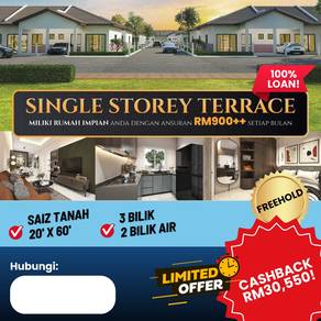 New-1-storey-Terraced-House-for-sale-Tampin-Negeri-Sembilan
