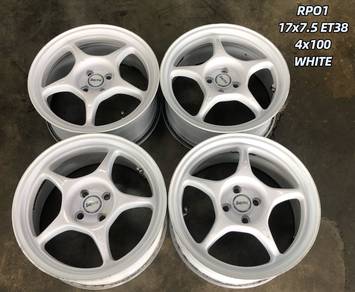 USED RIM RPO1 17inch WHITE FOR MYVI ALZA WIRA VIOS