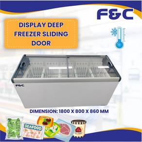 sliding door peti freezer/peti sejuk beku/Ais Box