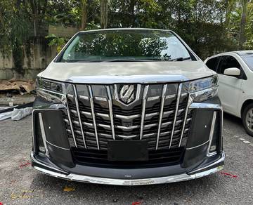 Alphard 2015 Convert 2020 Head Lamp Bumper Grill
