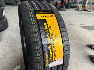 Tayar Baru 225 45 18 Continental SportContact 5SSR