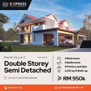 Brand New Double Storey Semi-Detached at Palm Villa 11, Taman Tunku