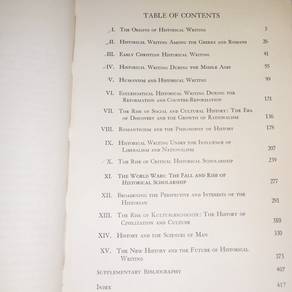Vintage 1963 A History Of Historical Writing