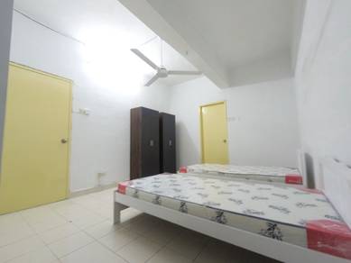 PRIVATE BATH |Vista Mutiara Kepong /Near AEON/Near MRT /Fully Funished