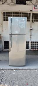 LG 2-door fridge refrigerator 321L peti ais sejuk
