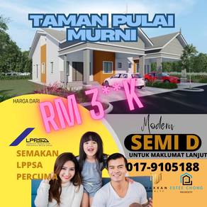 TAMAN PULAI MURNI SEMI D TEMERLOH PAHANG 4km ke hoshas