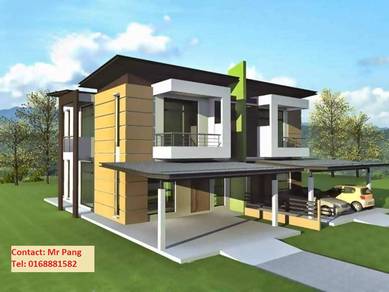 New Semi detached house At Taman Jaya 2 in Keningau, Sabah For Sale