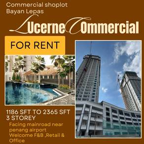 Lucerne Commercial 1186sf Shop Lot / Office Lot Bayan Lepas