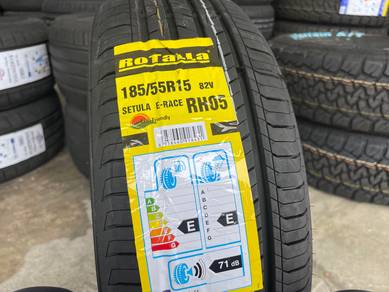Tayar baru 185 55 15 Rotalla setula E Race 2025