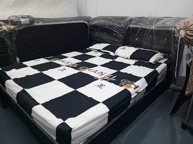 Katil DIVAN QUEEN BED + TILAM baru 8 INCI