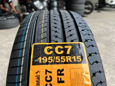 Tayar baru 195 55 15 continental cc7 2025 new tyre