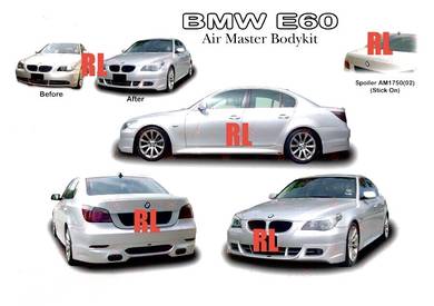 BMW E60 bodykit bumper grill spoiler bonnet lip