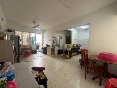 CHEAPEST BUY! Taman Seri Damai 840sf BASIC RENO Batu Lanchang CORNER