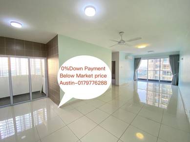 100% Loan Aurora Residence condo 1152sf 3b2b Puchong Prima Near LRT