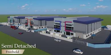 Jenjarom, sungai rambai, TPG new semi D Factory for sale