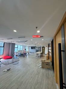 OFFICE RENT FULLY RENOVATED WITh FURNITURE MOVE IN CONDITION