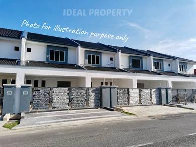 Brand New Double Storey Terrace House for Sale at Luak Miri