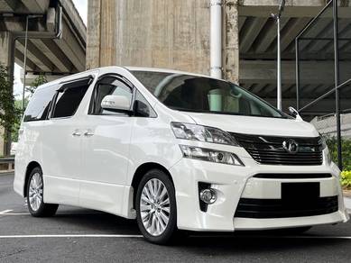 Toyota VELLFIRE 2.4 Z G-EDITION (A) 3 YRS WARRANTY