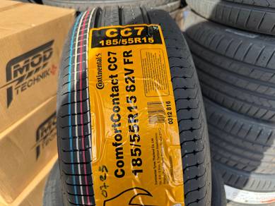 Tayar baru 185 55 15 continental cc7 2025 axia