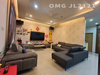 Ambang Botanic double storey superlink 26x75 Renovated Freehold