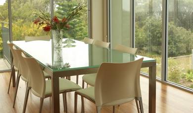 TABLE GLASS INSTALL l pasang kaca alas meja anda l