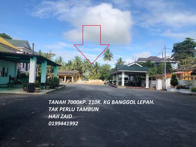 Lot Banglo 7761kp Belakang Masjid KG BANGGOL LEPAH, KETEREH