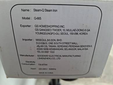 SteamQ Steam Iron