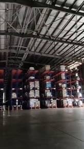 Hot Area Limited Big Warehouse with big land for rent meru klang