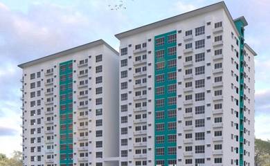 【Actual Price🔥】Jenderam Indah Apartment Dengkil✅2Park✅Lppsa✅100%Loan