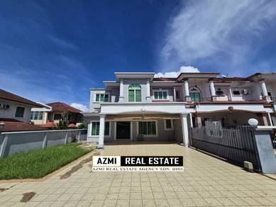 Large Car Porch Double Storey Terrace Corner Luak Miri