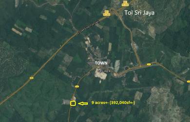 Sri Jaya, 9 acres industrial land for rent, facing main road