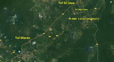 Sri Jaya, 9 acres industrial land for rent, facing main road