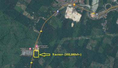Sri Jaya, 9 acres industrial land for rent, facing main road