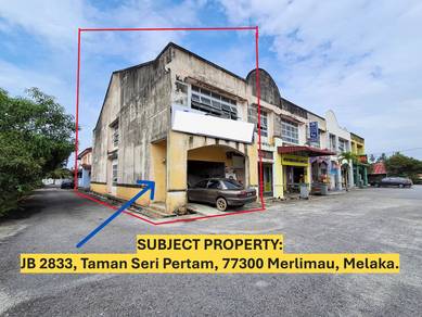 Below Value! Jasin@Sebatu - Kedai Komersial Dua Tingkat (Endlot)