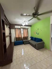 Permai lake view partially furnished apartment For rent