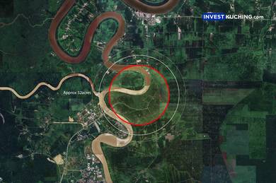 30+ acres Main Road Side Land, near Asajaya Samarahan Bridge