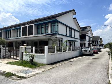 Elegant & Prime End Lot Double Storey Terrace for rent at Bdr Bkt Raja