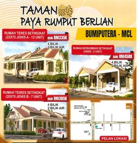 Setingkat Rumah Teres Di Paya Rumput Berlian