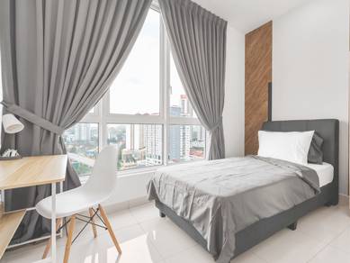 Fully Furnished Medium Room in Rica Residence, MRT Sentul TRX KLCC