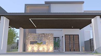 TT double storey corner for sale with big land size&architect drawing