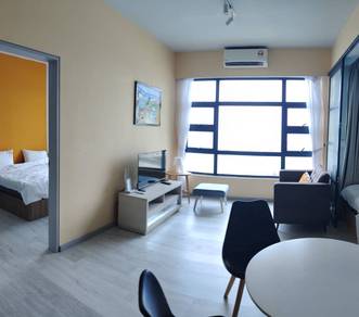Jesselton Quay sea view airbnb kk centre