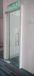 PASANG GLASS DOOR ANDA l glass door install 12mm